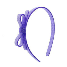 Load image into Gallery viewer, Headband Thin Glitter Bow