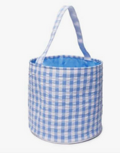 Load image into Gallery viewer, Pastel Checkered Basket - Blue