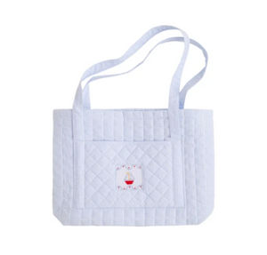 Quilted Luggage Sailboat Tote