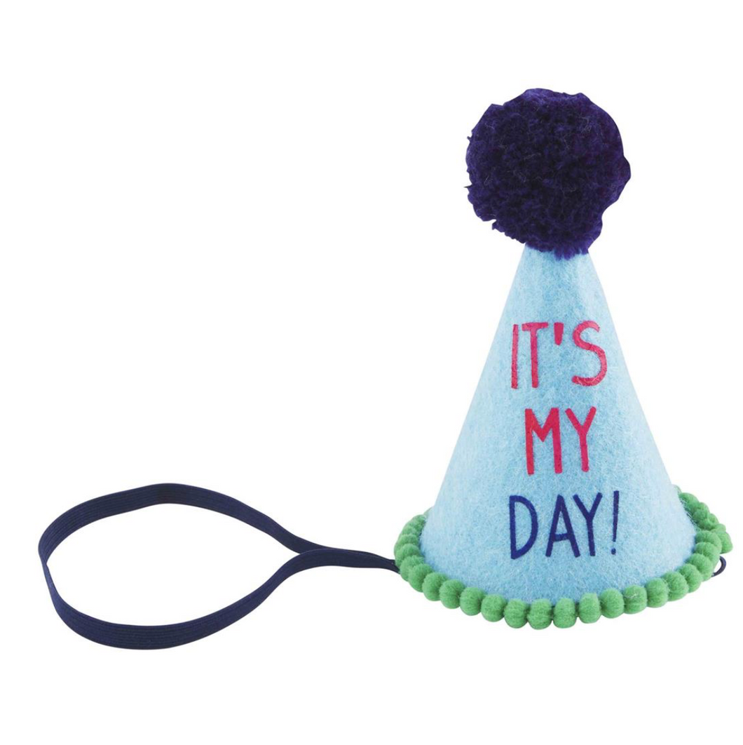 Blue MY DAY MUSICAL BDAY HAT