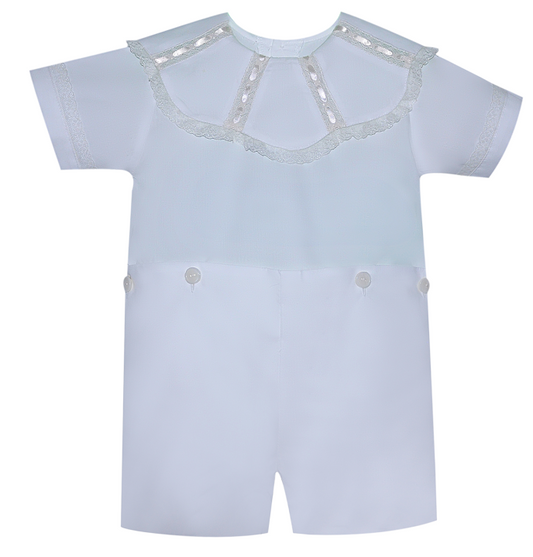 White Maxwell Button Suit