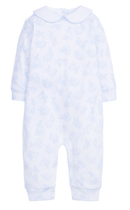 Printed Playsuit - Blue Bunny