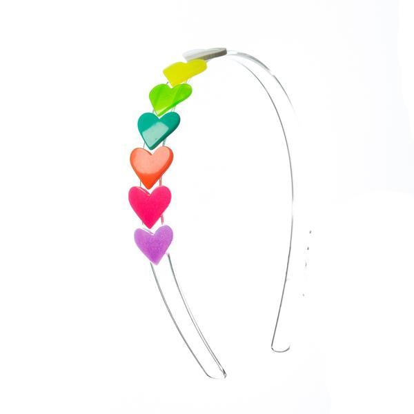 Headband Centipede Heart - Neon