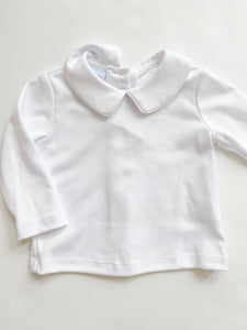 White Knit Shirt Long Sleeve 465LS