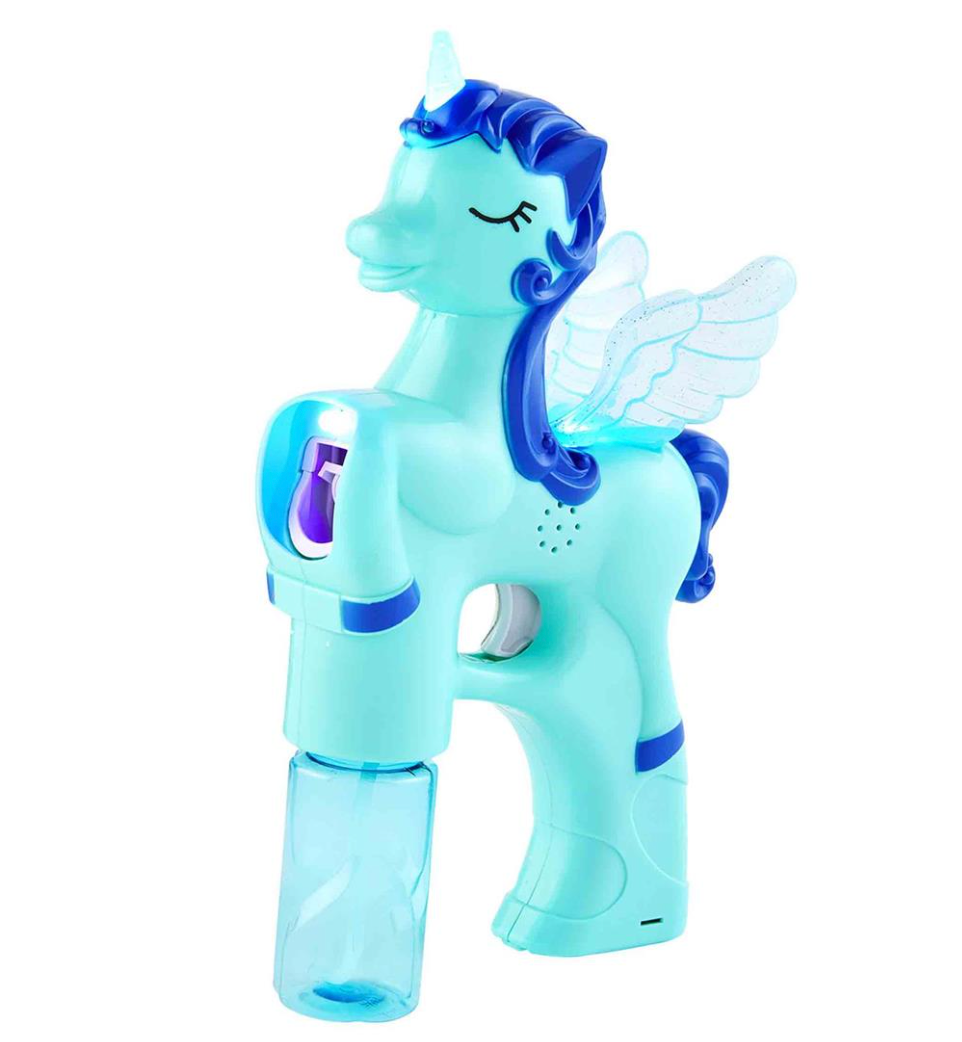 BLUE UNICORN BUBBLE MAKER