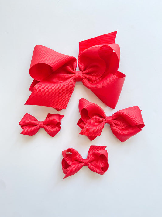 Red Hair Bow