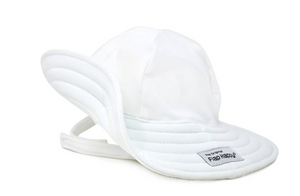 UPF50+ Summer Splash Swim Hat - White