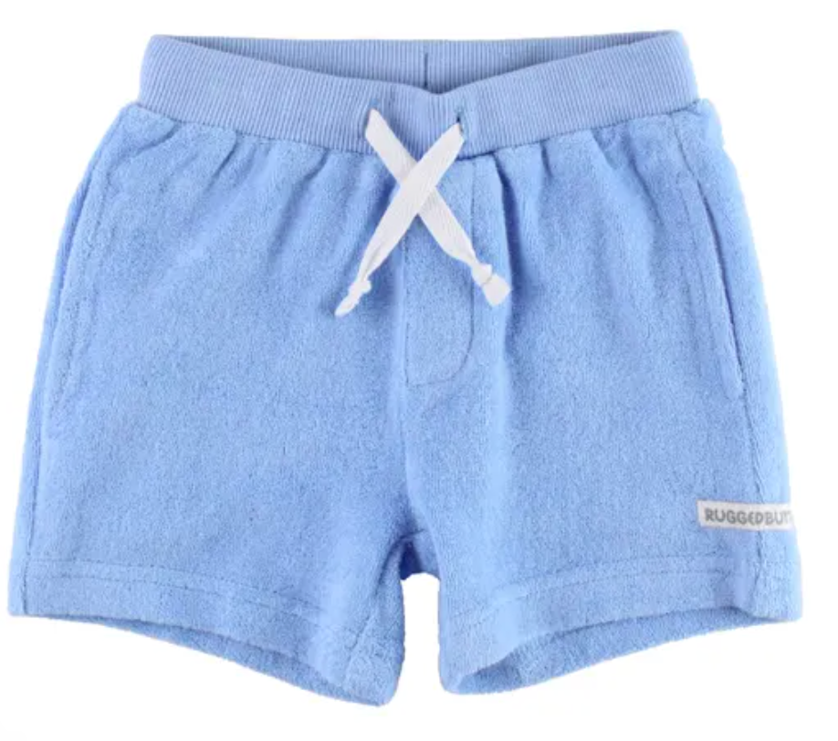 Terry Knit Casual Shorts Cornflower Blue