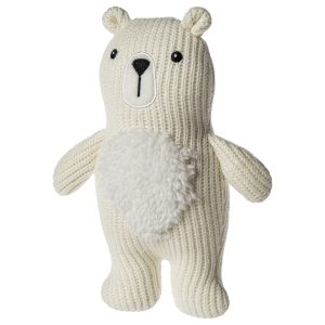 Knitted Nursery Polar Bear Rattle