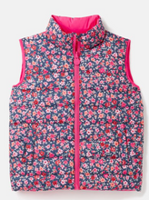 Load image into Gallery viewer, Flip It  Navy Ditsy Vest Reversible