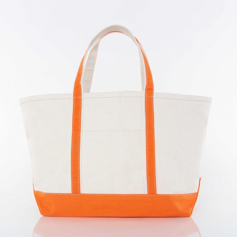 Large Boat Tote - Orange