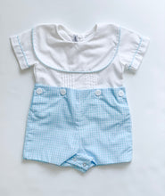 Load image into Gallery viewer, Gingham Button On-infant