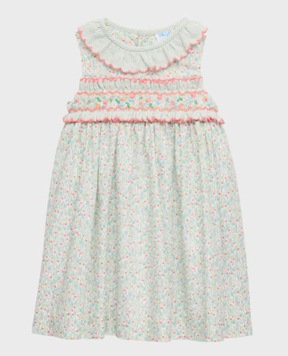 Tiny Tulips Smock Dress