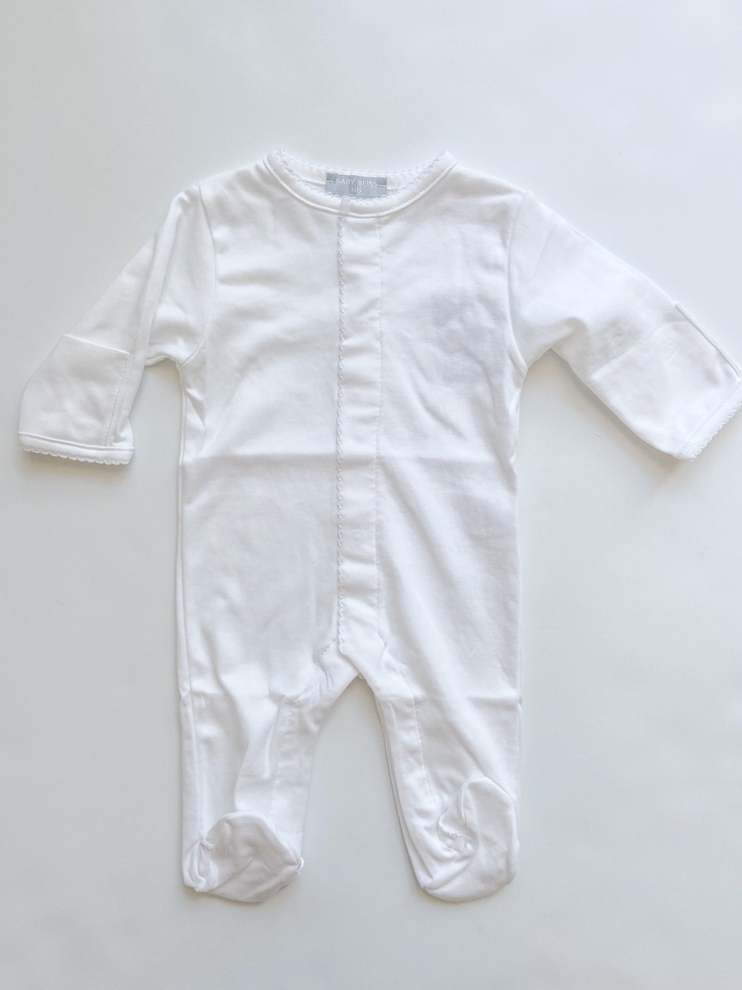 White Pima Footie - Infant