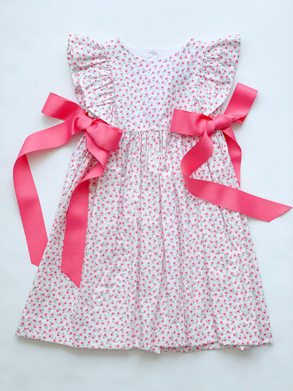 Pink Pinafore Dress-Toddler girls