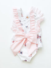 Load image into Gallery viewer, Paris Swimsuit Ruffle - Toddler Girls