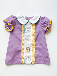 Mardi Gras Spirit Dress - Toddler Girls