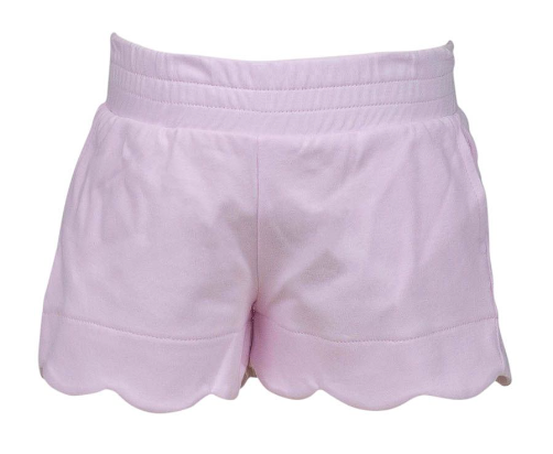 Pima Scallop Short Pink