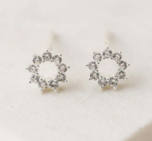 Load image into Gallery viewer, Halo Mini Stud Earrings - Silver