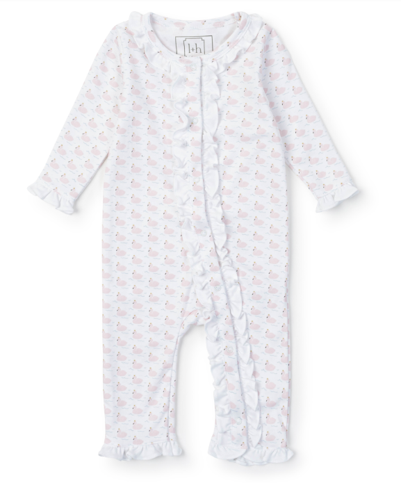Grey Romper Swan Princess