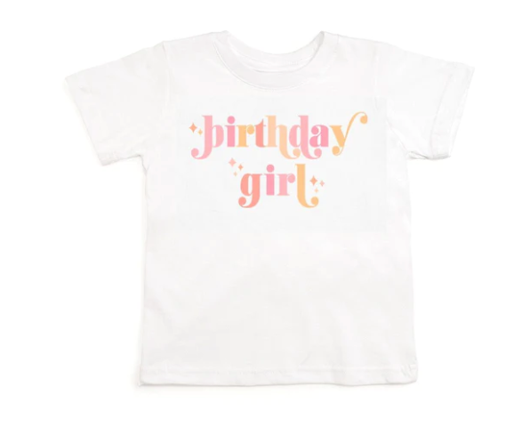 Birthday Girl Blush Short Sleeve T-Shirt