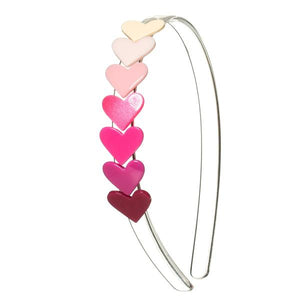 Headband Centipede Heart - Pinks