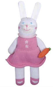 Bunny Girl Knit Toy 7"