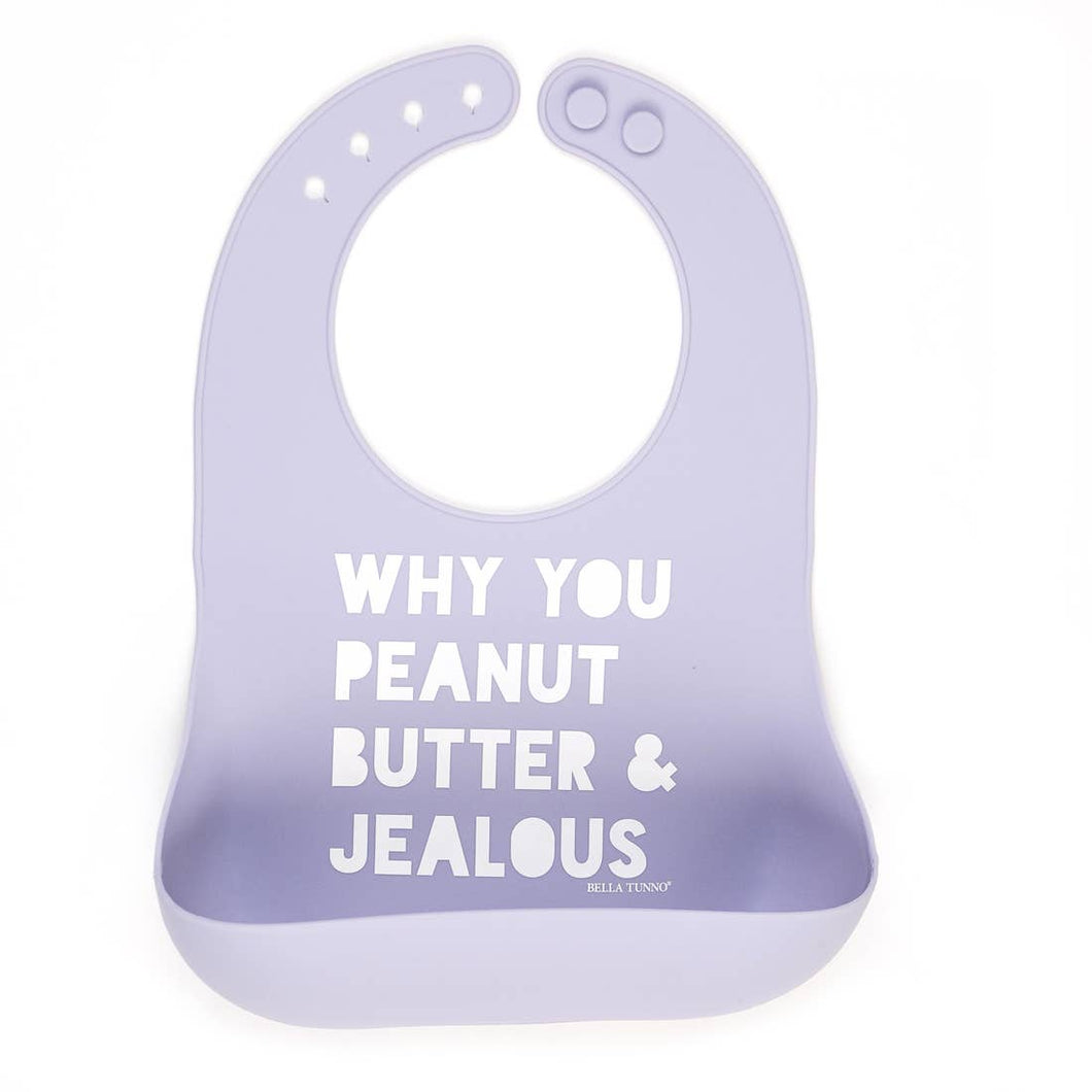 Peanut butter & Jealous bib