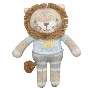 Lion Boy Knit Toy  - 12