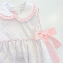 Load image into Gallery viewer, Sleeveless Bubble with collar and bows 152F
