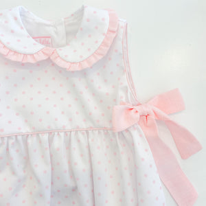 Sleeveless Bubble with collar and bows 152F
