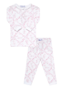 Bear Trellace Pajamas Pink