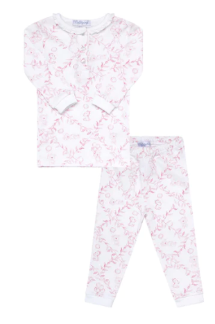 Bear Trellace Pajamas Pink