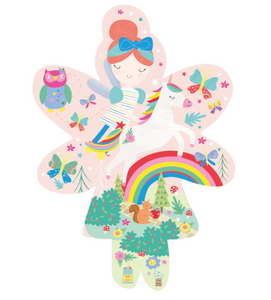 20 pc Jigsaw in shaped box - rainbow fairy