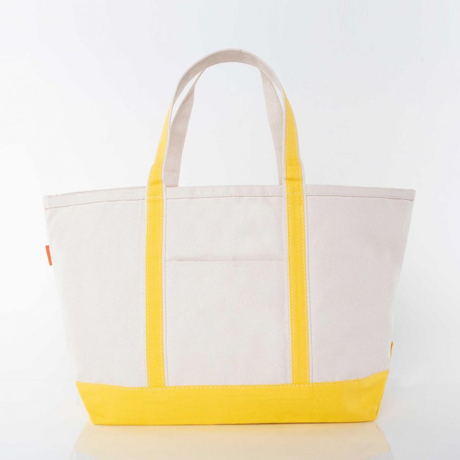 Large Boat Tote - Yellow