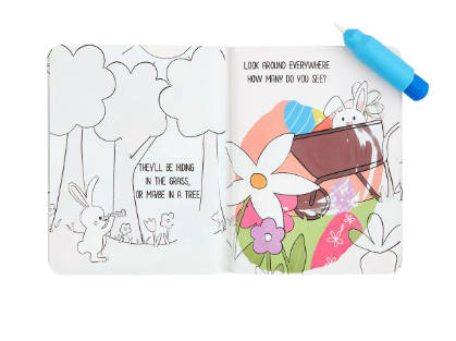Egg Hunt Water Coloring Book