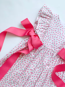 Pink Pinafore Dress-Toddler girls