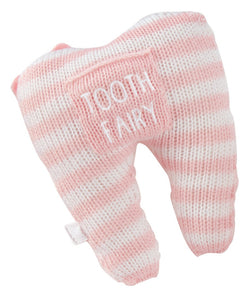 Pink Stripe Tooth Pillow