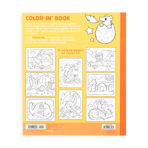 Knights and Dragons Coloring Book