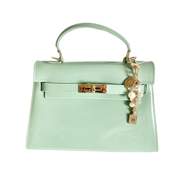 Jelly Luxe Charm Purse - Mint