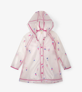 Cool Treats Clear Raincoat-4-6 girls