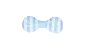 Dumbell Blue Knit Toy