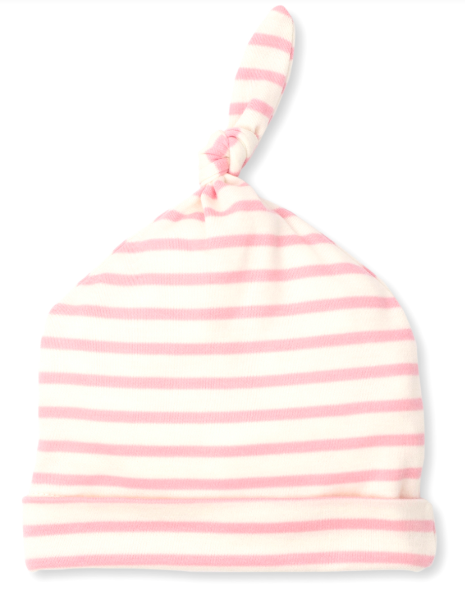 Basic Stripe Hat Pink