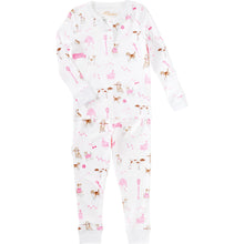 Load image into Gallery viewer, Pink Pawprints Pajama Set
