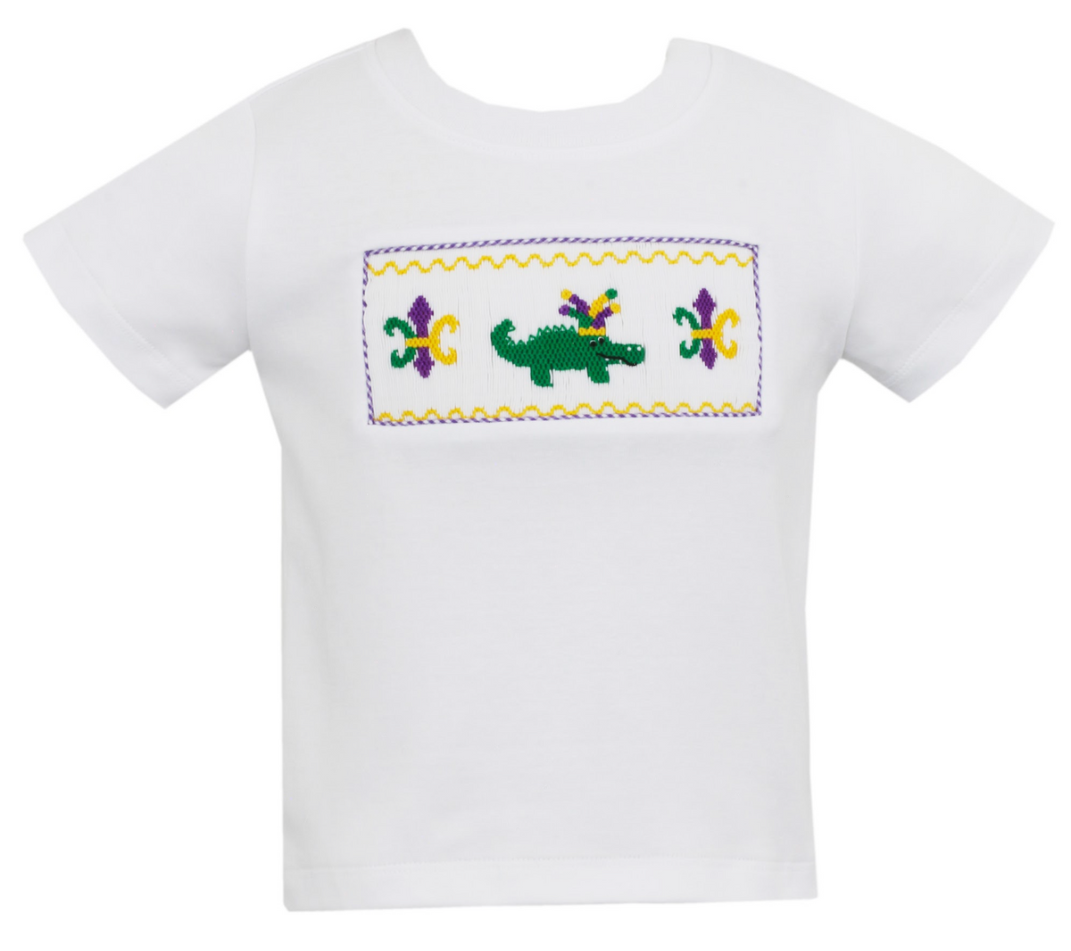 Mardi Gras Boy's Smocked Shirt 510P