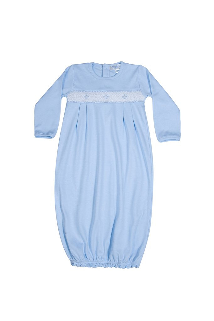 Diamond Smocked Boy Gown