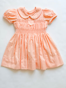 Peach Jordan Dress-Toddler Girls