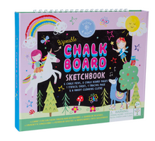Load image into Gallery viewer, Rainbow Fairy Chalkboard Sketchbook