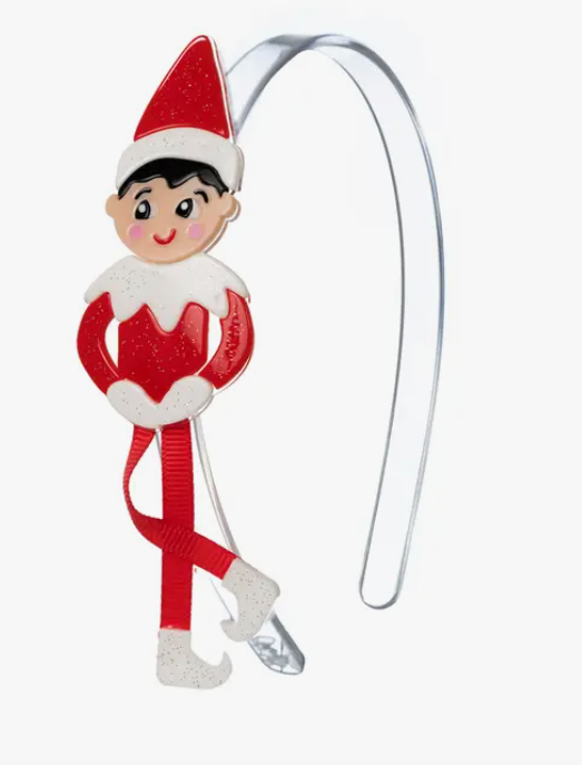 Holiday Elf Full body brown hair Headband