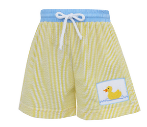 Duckies Yellow Boys Swim Trunks - 314W